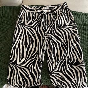 URBAN OUTFITTERS ZEBRA PRINT PANTS